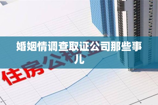 建阳婚姻情调查取证公司那些事儿