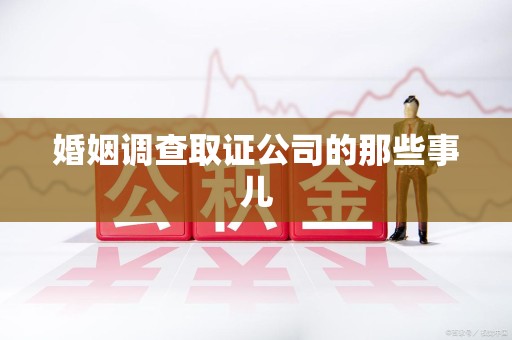 建阳婚姻调查取证公司的那些事儿