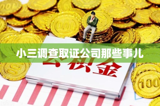 建阳小三调查取证公司那些事儿