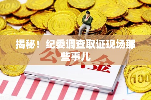 建阳揭秘！纪委调查取证现场那些事儿
