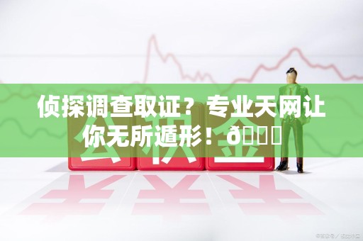建阳侦探调查取证？专业天网让你无所遁形！😎
