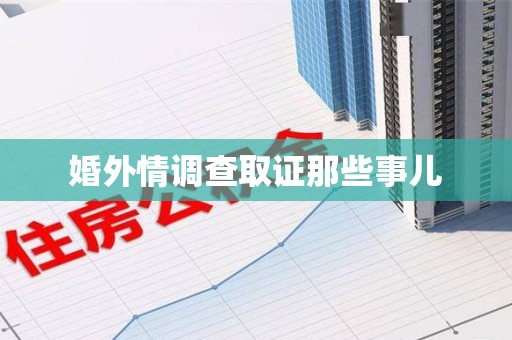 建阳婚外情调查取证那些事儿