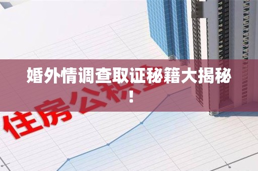 建阳婚外情调查取证秘籍大揭秘！