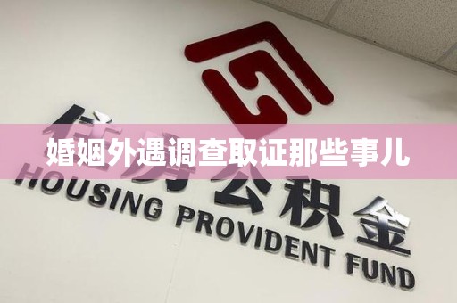 建阳婚姻外遇调查取证那些事儿